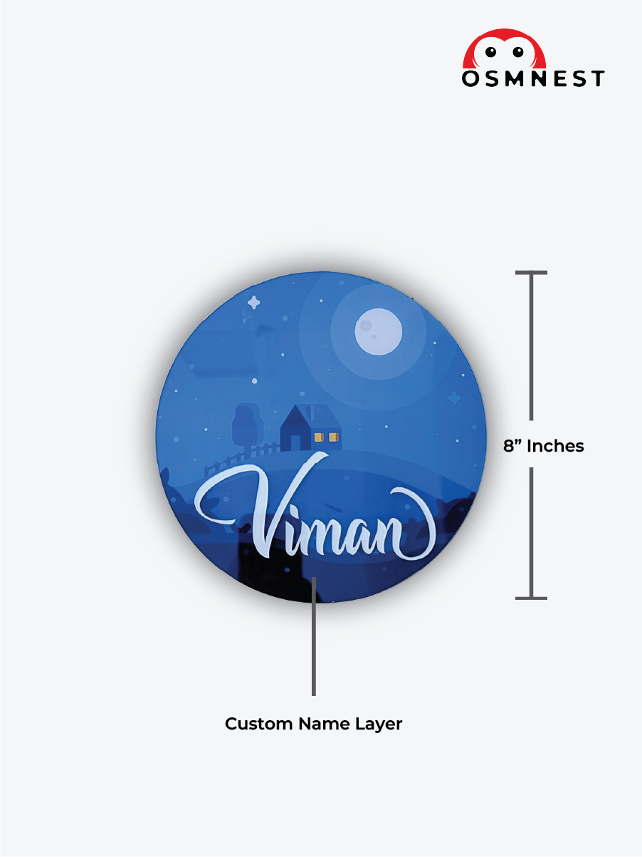 Nightscape Kids Custom Nameplate