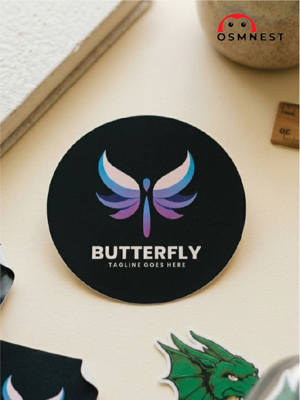 Custom Plain Vinyl Stickers – UV Printed, Waterproof & Scratch Resistant