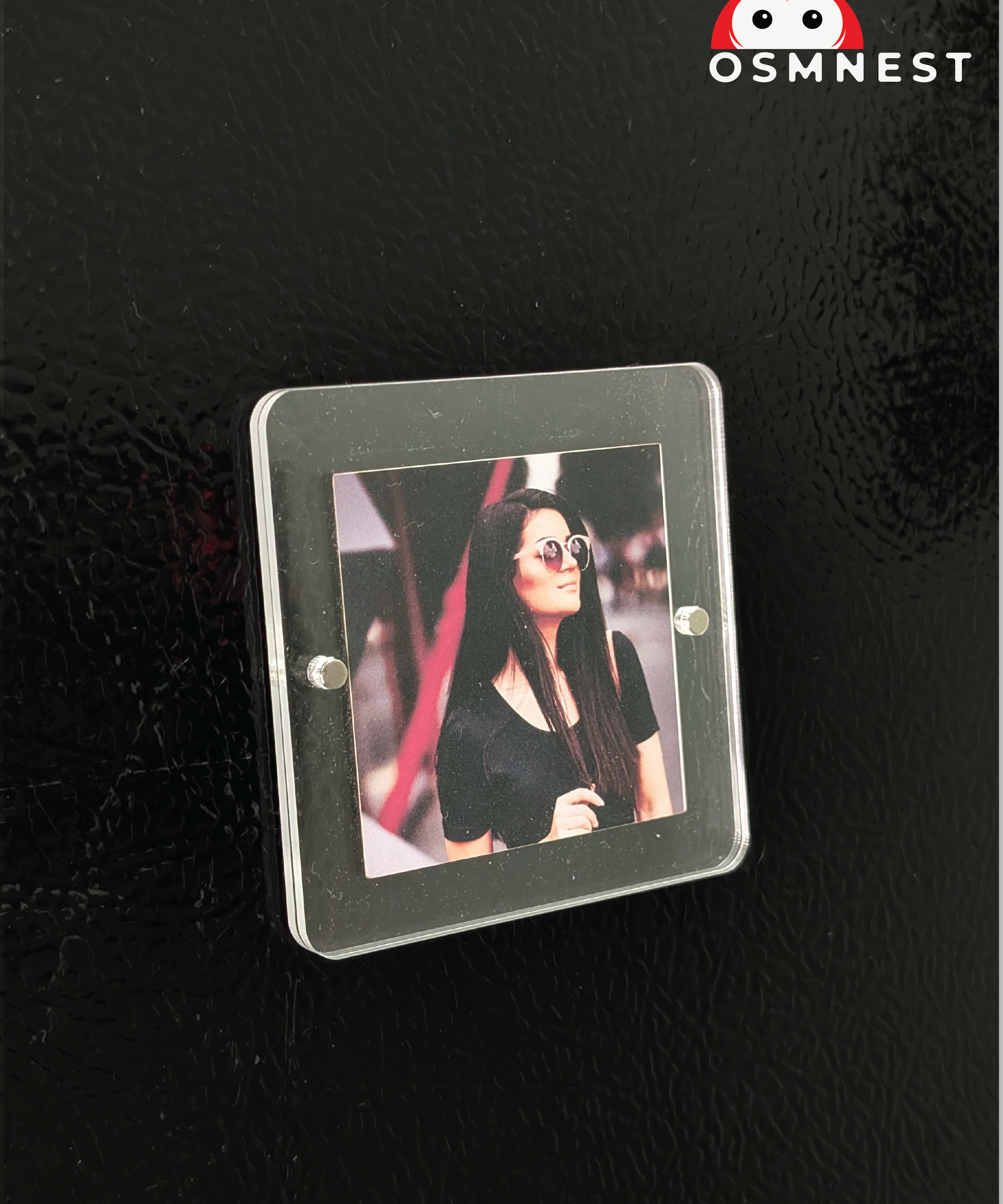 Square Acrylic Photo Magnet
