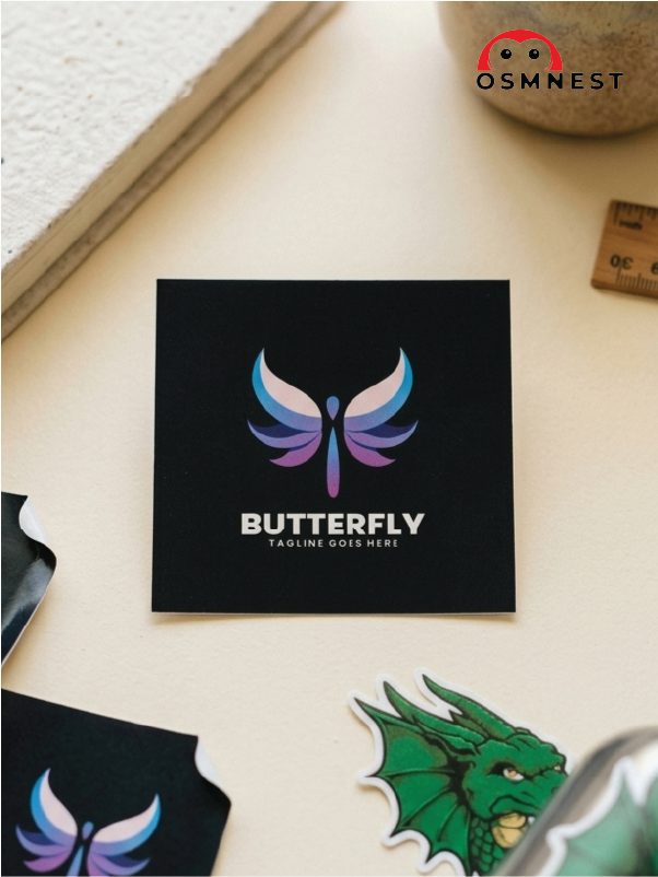 Custom Plain Vinyl Stickers – UV Printed, Waterproof & Scratch Resistant