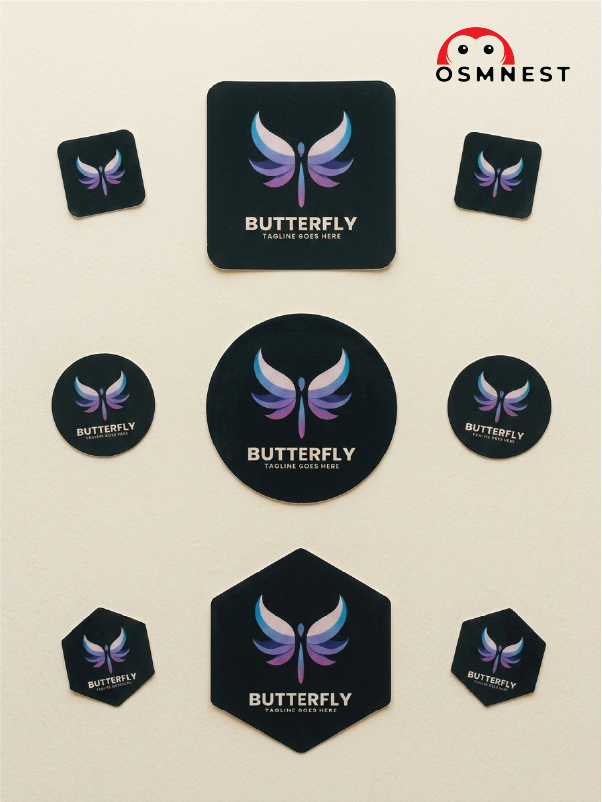 Custom Plain Vinyl Stickers – UV Printed, Waterproof & Scratch Resistant